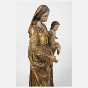 Geschnitzte Madonna
