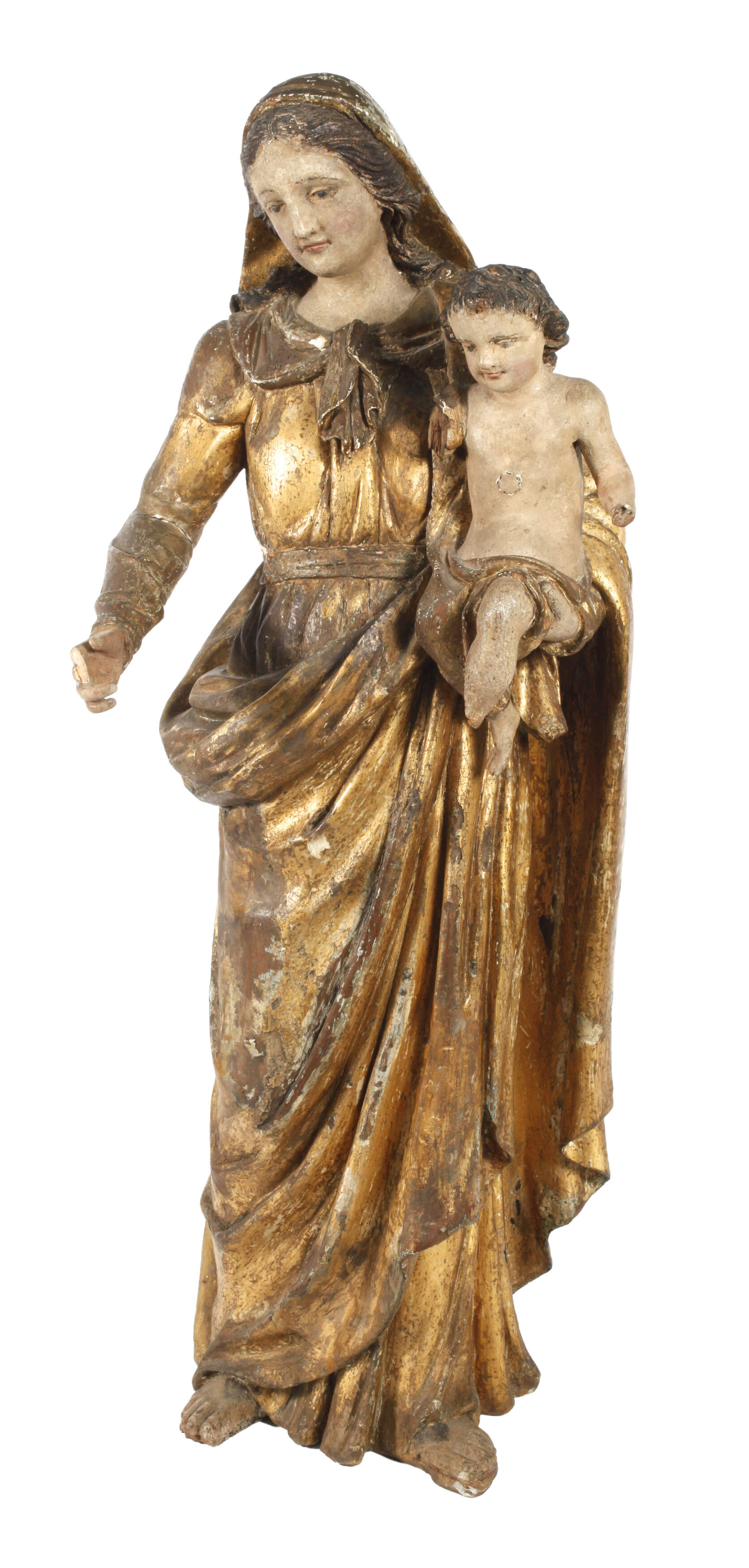 Geschnitzte Madonna