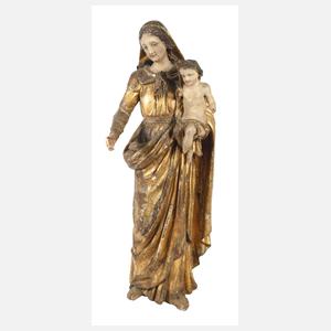 Geschnitzte Madonna