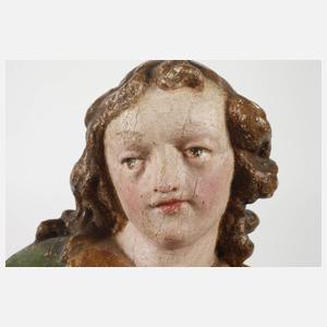 Geschnitzte Heiligenfigur