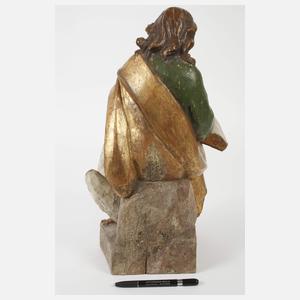 Geschnitzte Heiligenfigur