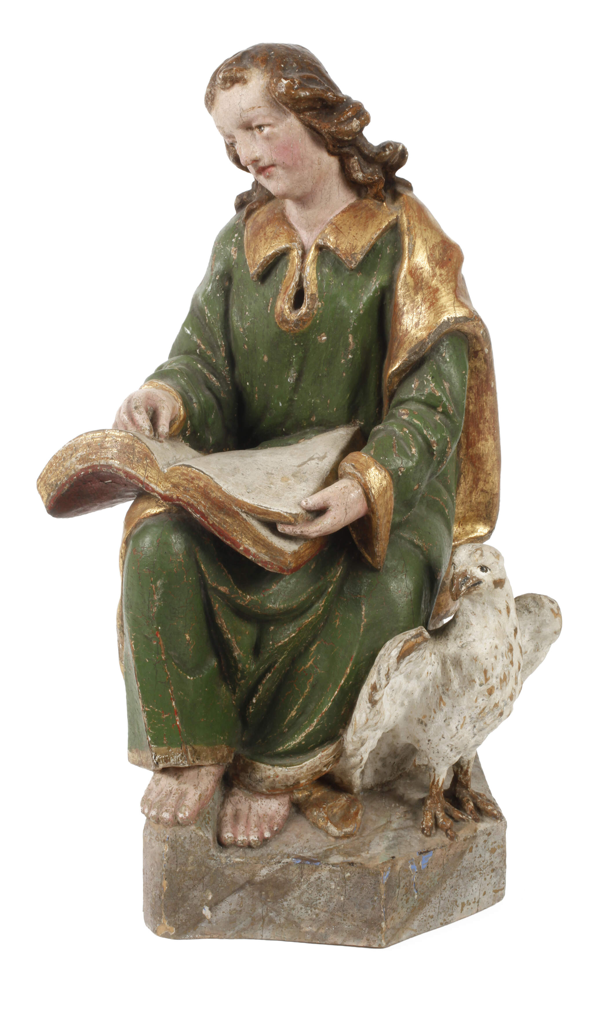 Geschnitzte Heiligenfigur