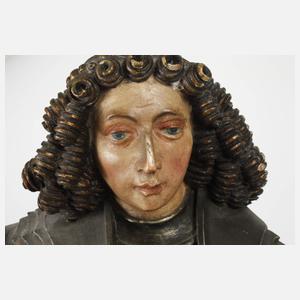 Schnitzerei Georg der Drachentöter