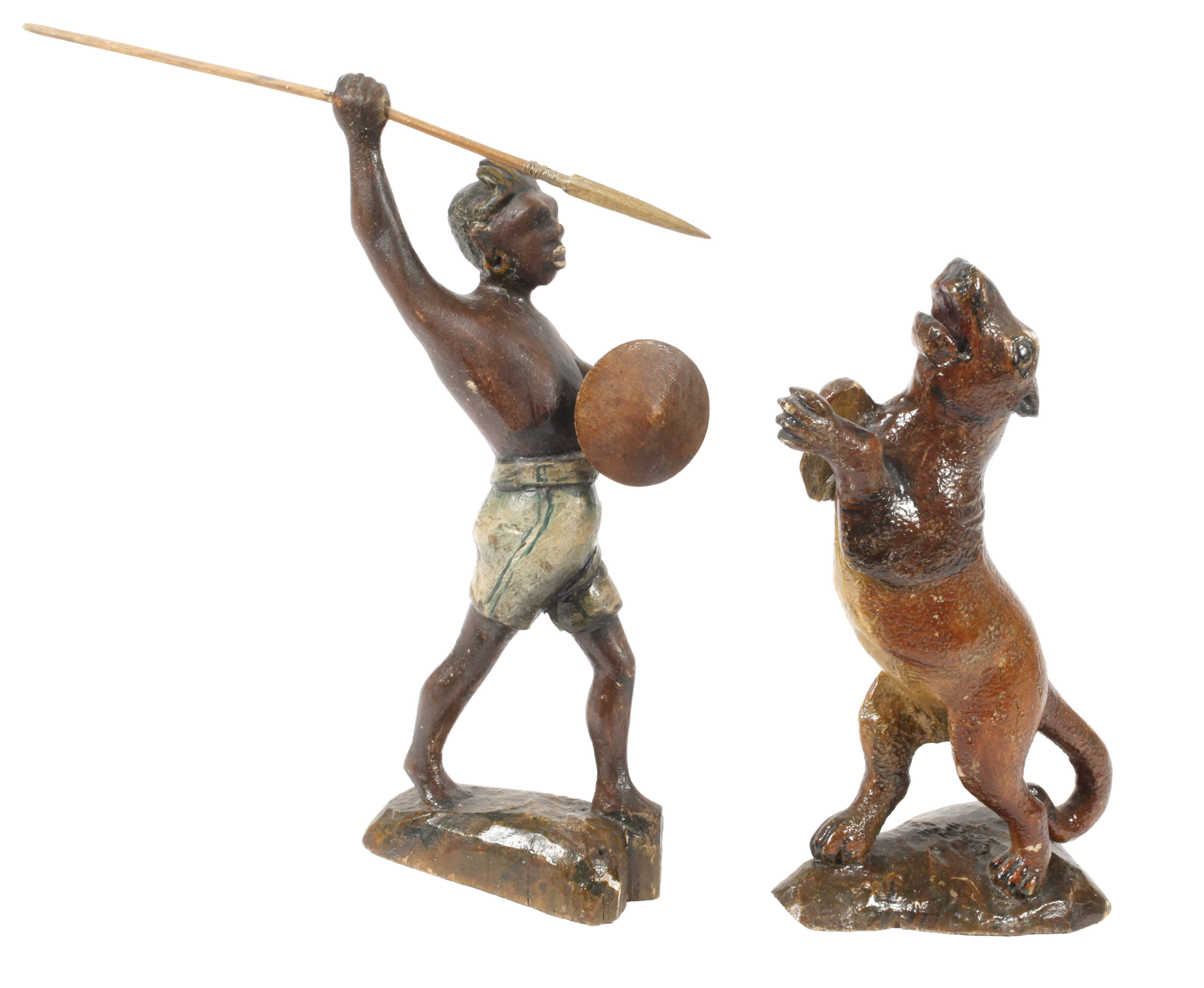 Geschnitztes Figurenpaar