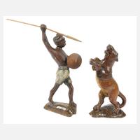 Geschnitztes Figurenpaar111