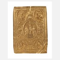 Reliefplatte mit christlichem Motiv111