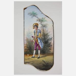Paar Emailleminiaturen