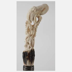 Spazierstock Memento mori