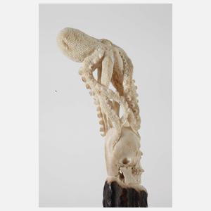 Spazierstock Memento mori