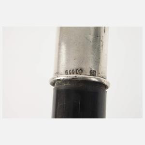 Spazierstock Silber