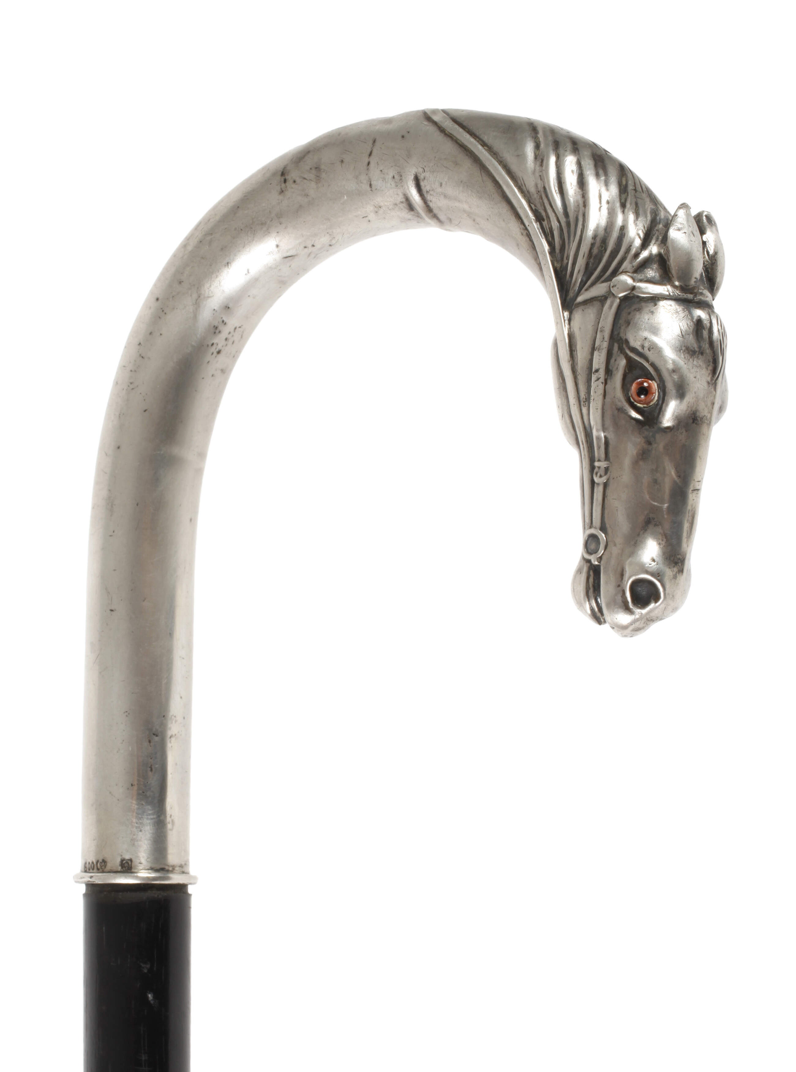 Spazierstock Silber