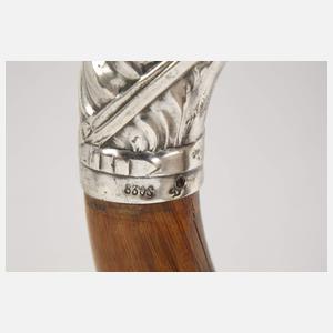 Spazierstock Silber