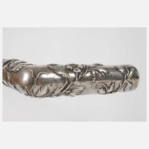 Spazierstock Silber