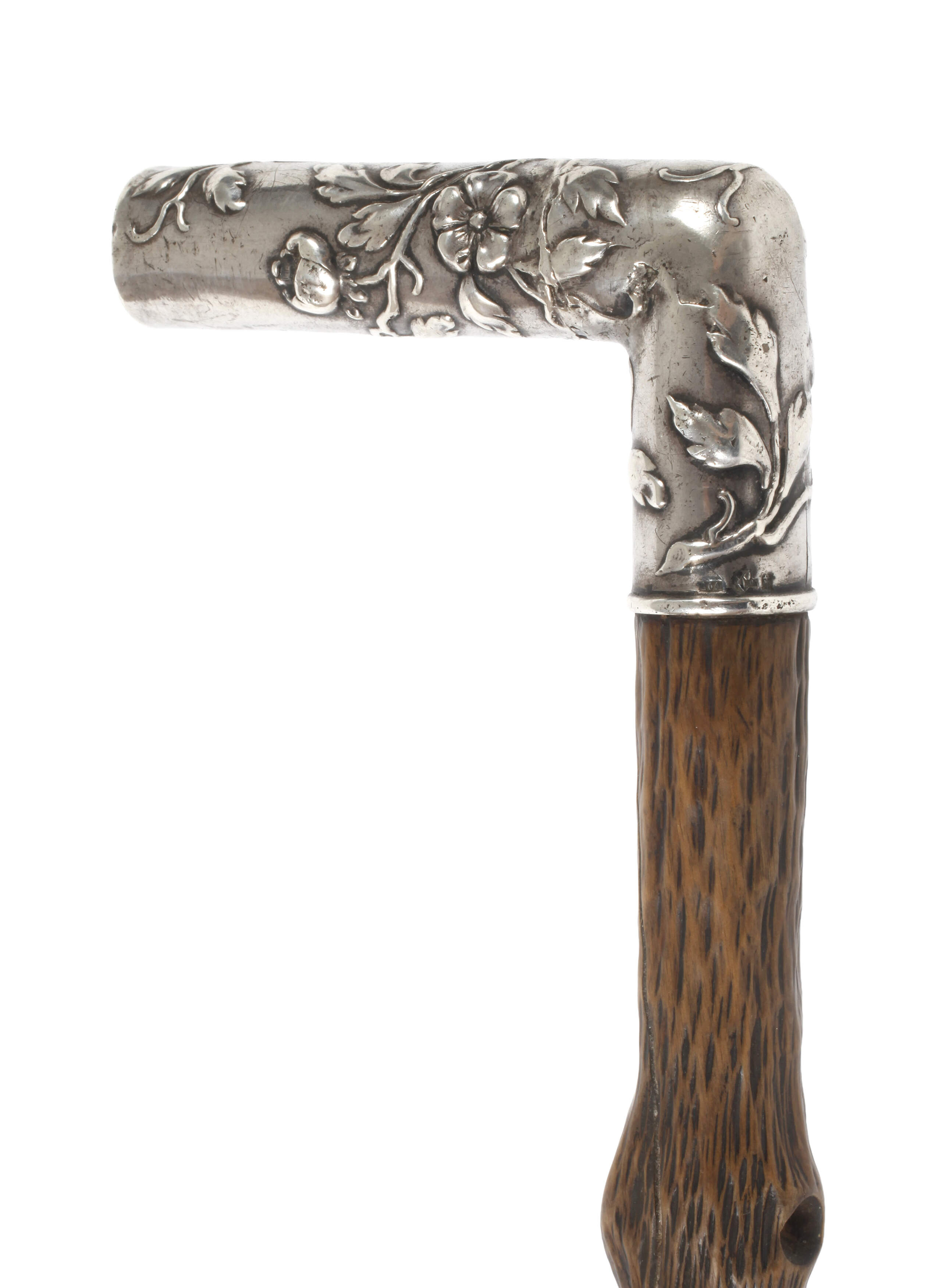 Spazierstock Silber