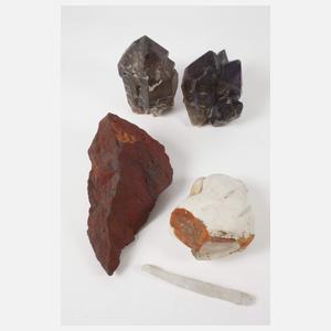 Sammlung dekorative Mineralienstufen