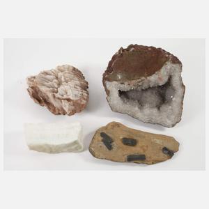 Sammlung dekorative Mineralienstufen