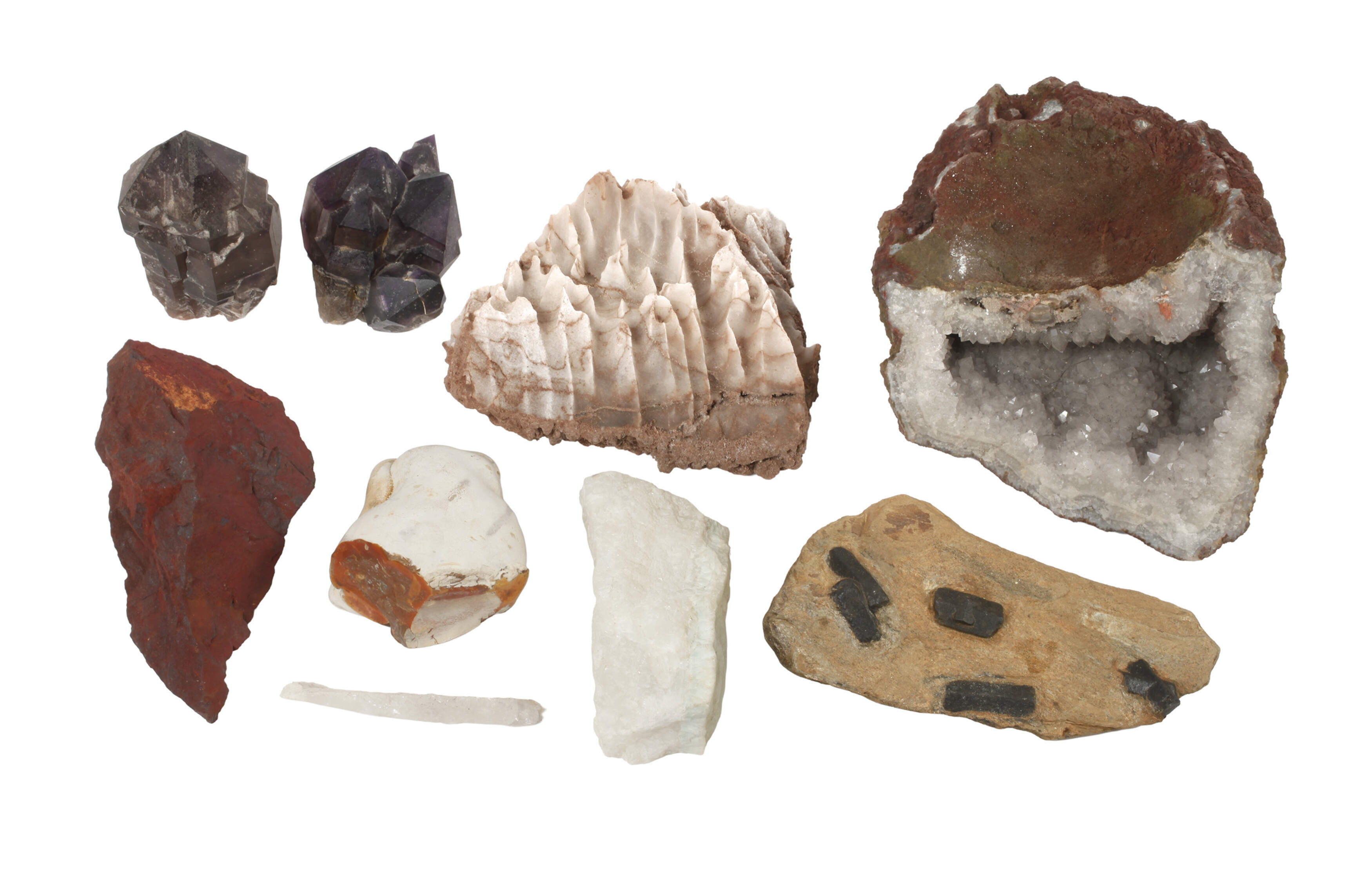 Sammlung dekorative Mineralienstufen
