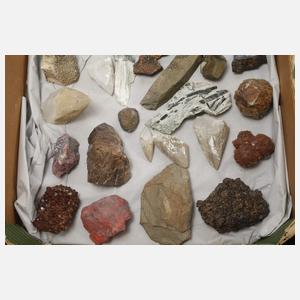 Kleine Mineraliensammlung