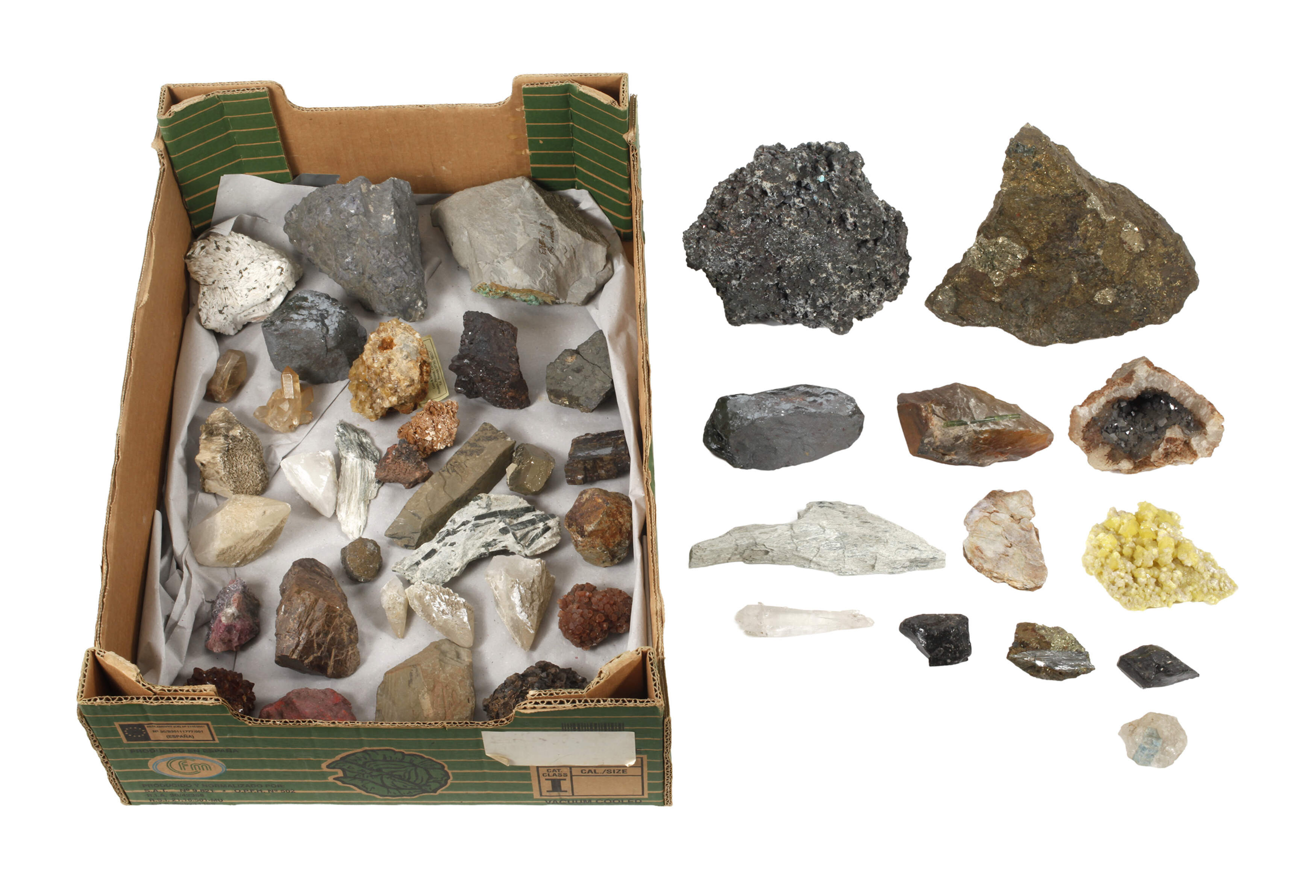 Kleine Mineraliensammlung