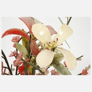 Konvolut florale Steinschnitzereien