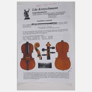 Meistervioline Wolff Conrad Keßler