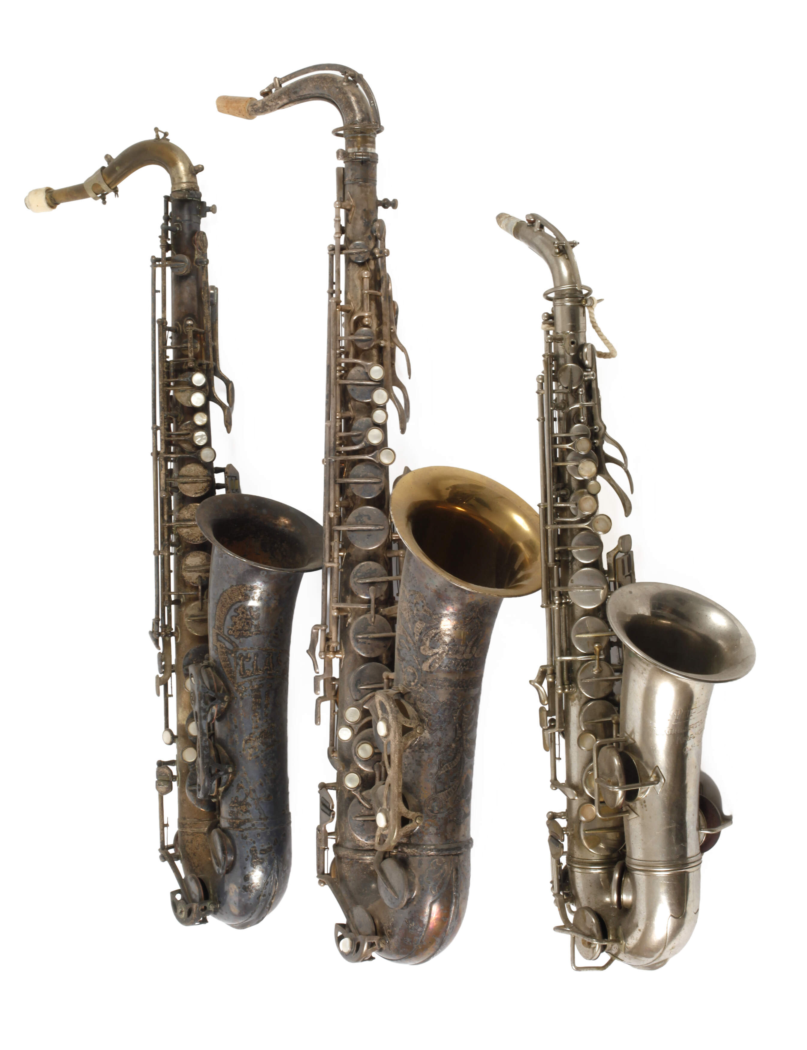 Drei Saxophone