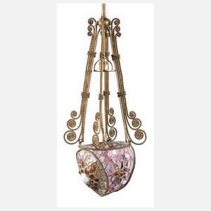 Bleiglaslampe Jugendstil