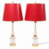Paar feine Salonlampen