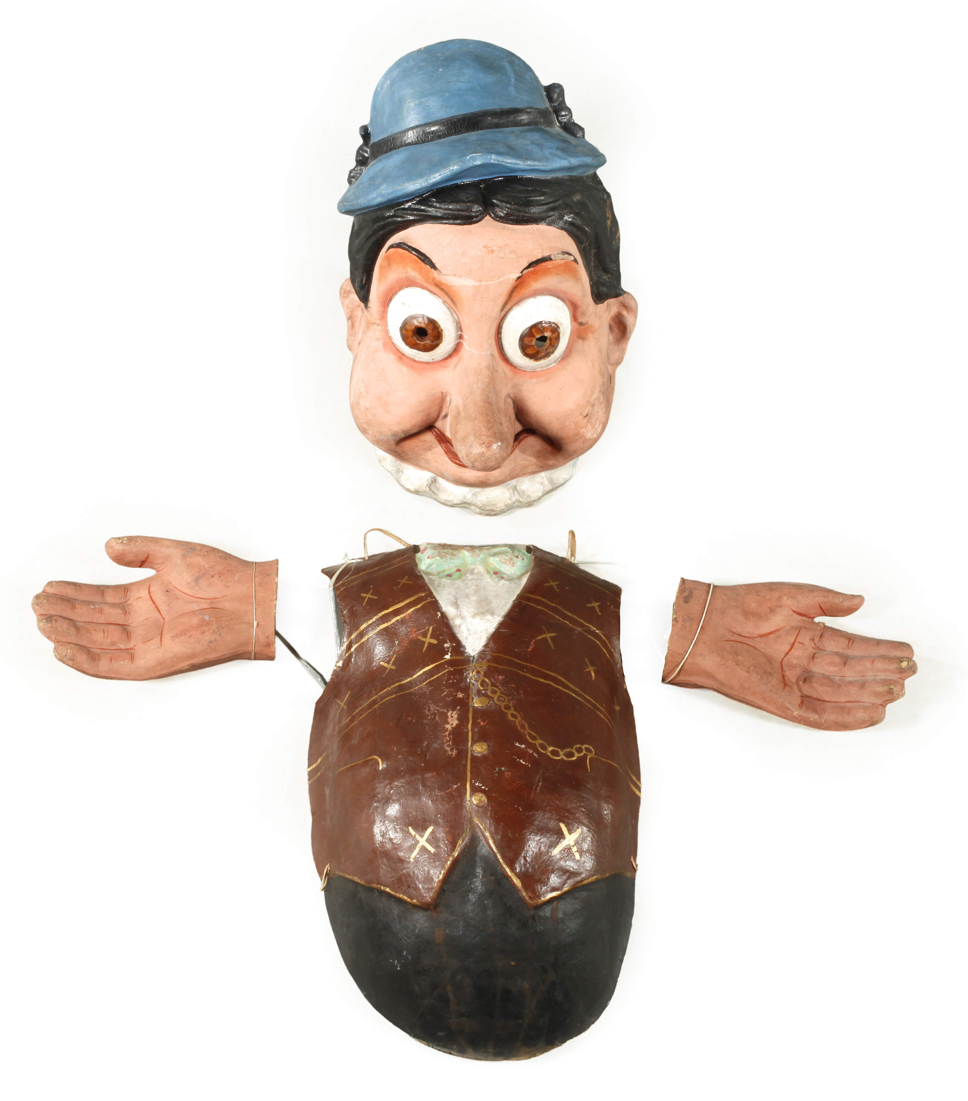 Fastnachtsfigur mit Mollikopf