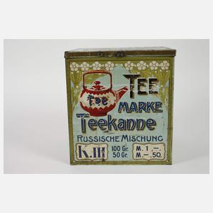 Werbedose Teekanne