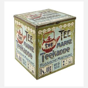 Werbedose Teekanne
