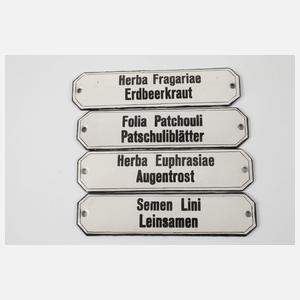 Elf Apothekenschilder