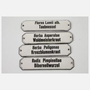 Elf Apothekenschilder