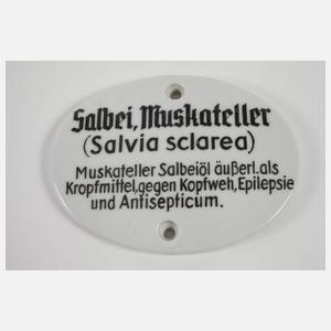 Konvolut Porzellanschilder