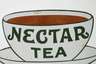 Emailleschild Nectar Tea
