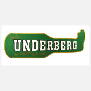 Emailleschild Underberg