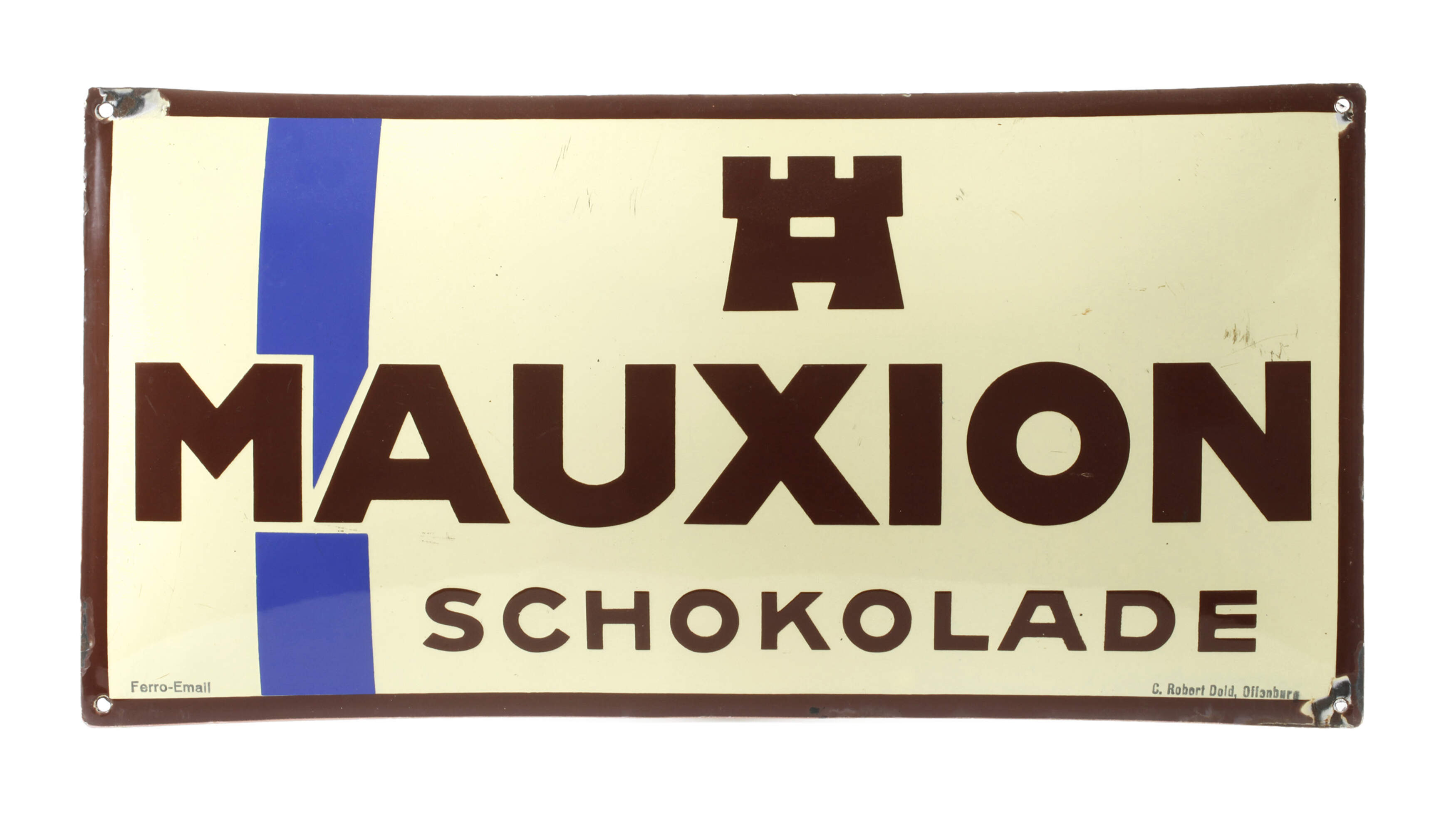 Emailleschild Mauxion