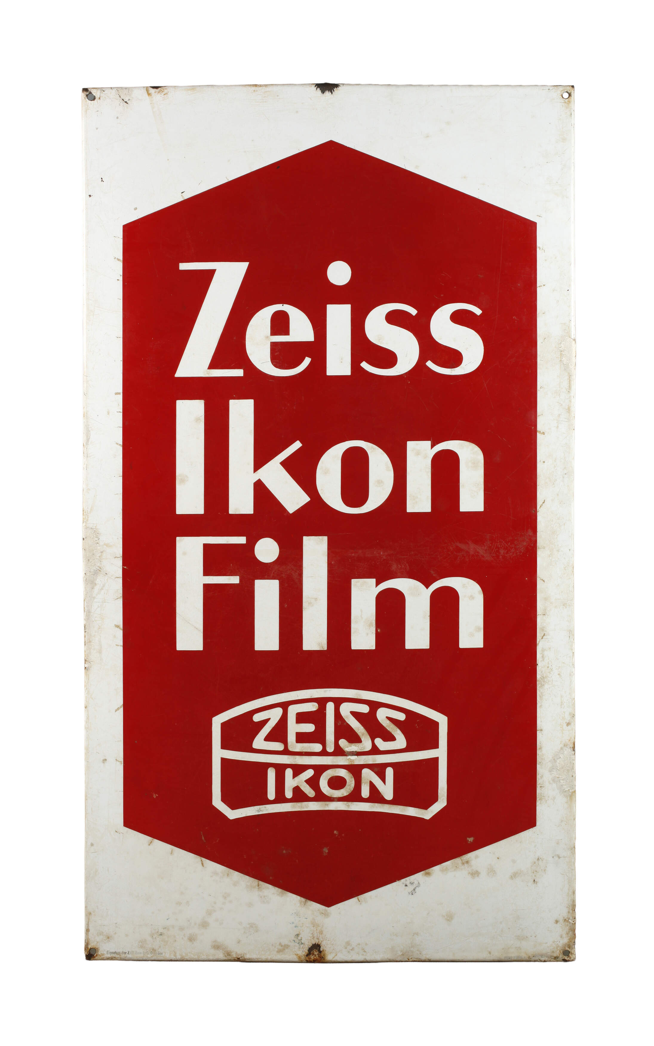 Emailleschild Zeiss Ikon Film