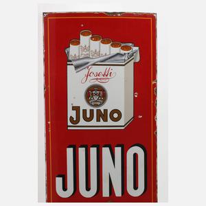 Emailleschild Juno Zigaretten