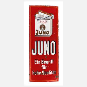 Emailleschild Juno Zigaretten
