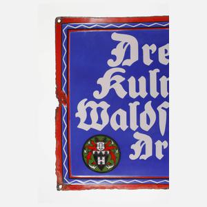 Emailleschild Dresdner Waldschlösschen-Brauerei