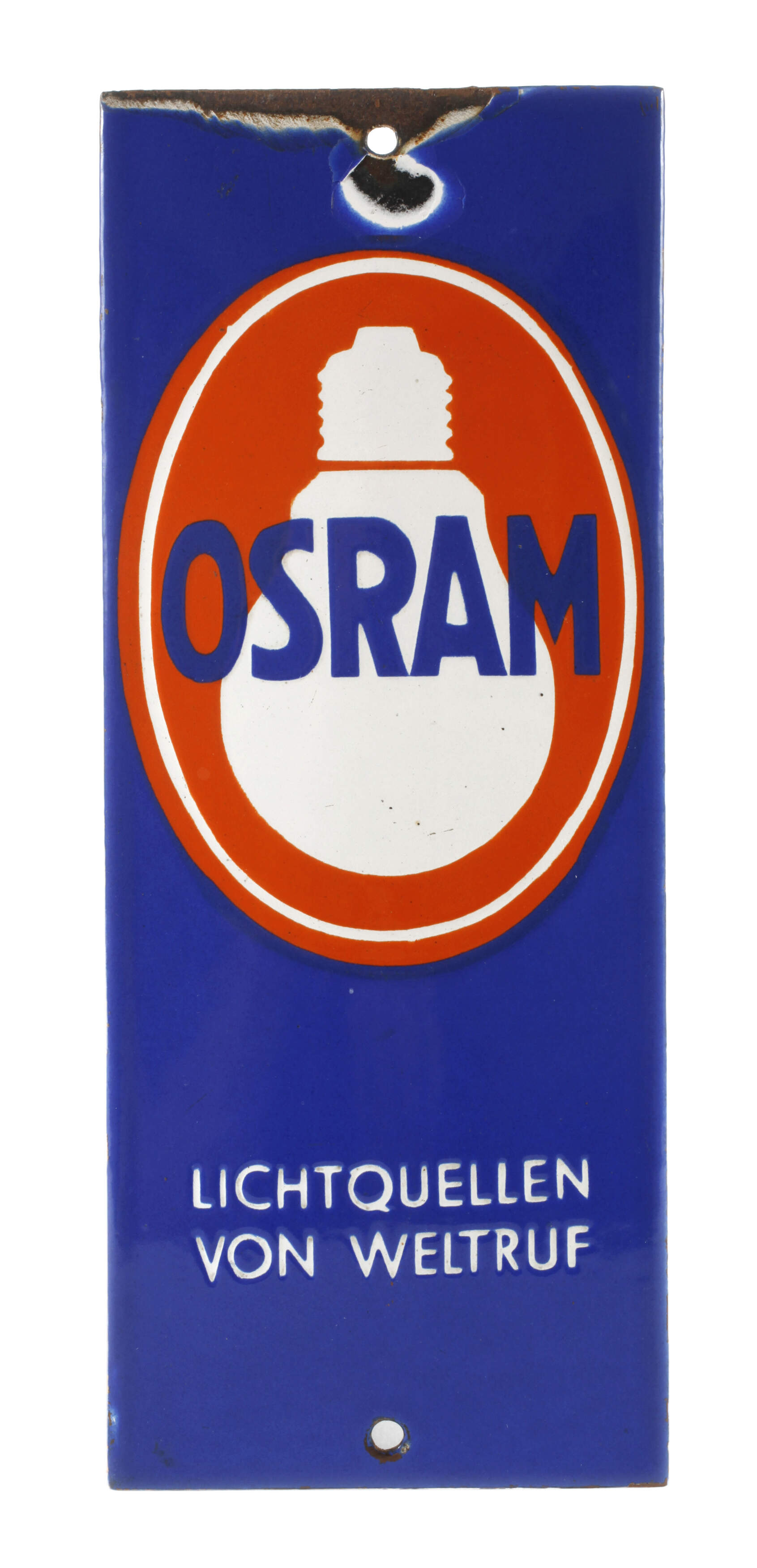 Türschild Osram