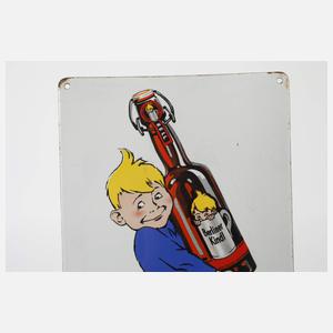 Emailleschild Berliner Kindl
