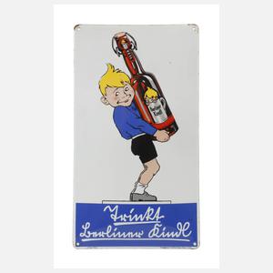 Emailleschild Berliner Kindl