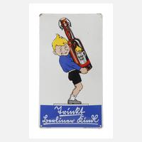 Emailleschild Berliner Kindl111