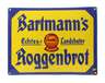 Emailleschild Bartmann
