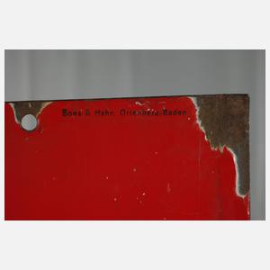 Emailleschild "Essolub"