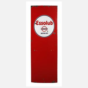 Emailleschild "Essolub"