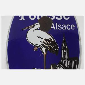 Emailleschild Frankreich