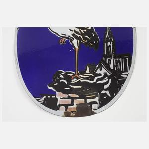 Emailleschild Frankreich